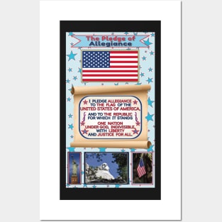 CLASSROOM POSTER PLEDGE OF ALLEGIANCE TEACHER GIFT Posters and Art